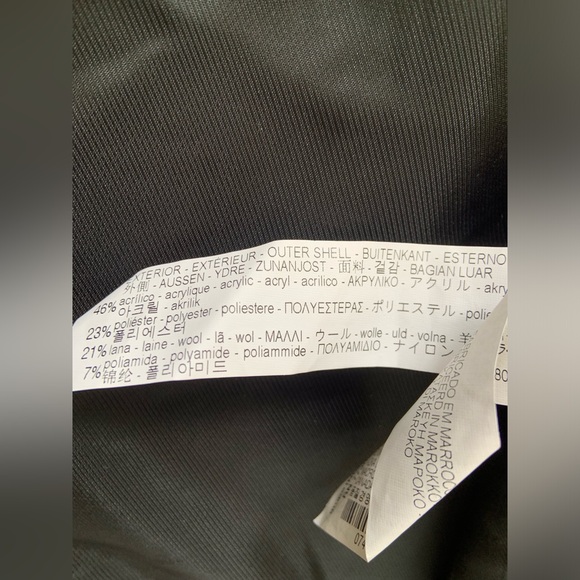 ZARA Tweed Jacket Cardigan Boucle Frayed Boucle M - Picture 11 of 11